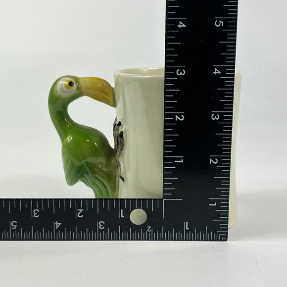 Cayman Islands Coffee Tea Mug Cup Travel Souvenir Mexico Bird In Hand Parrot - Picture 8 of 10